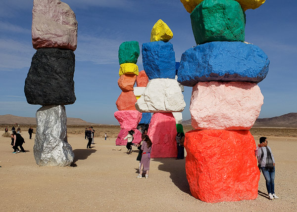 Seven Magic Mountains artwork